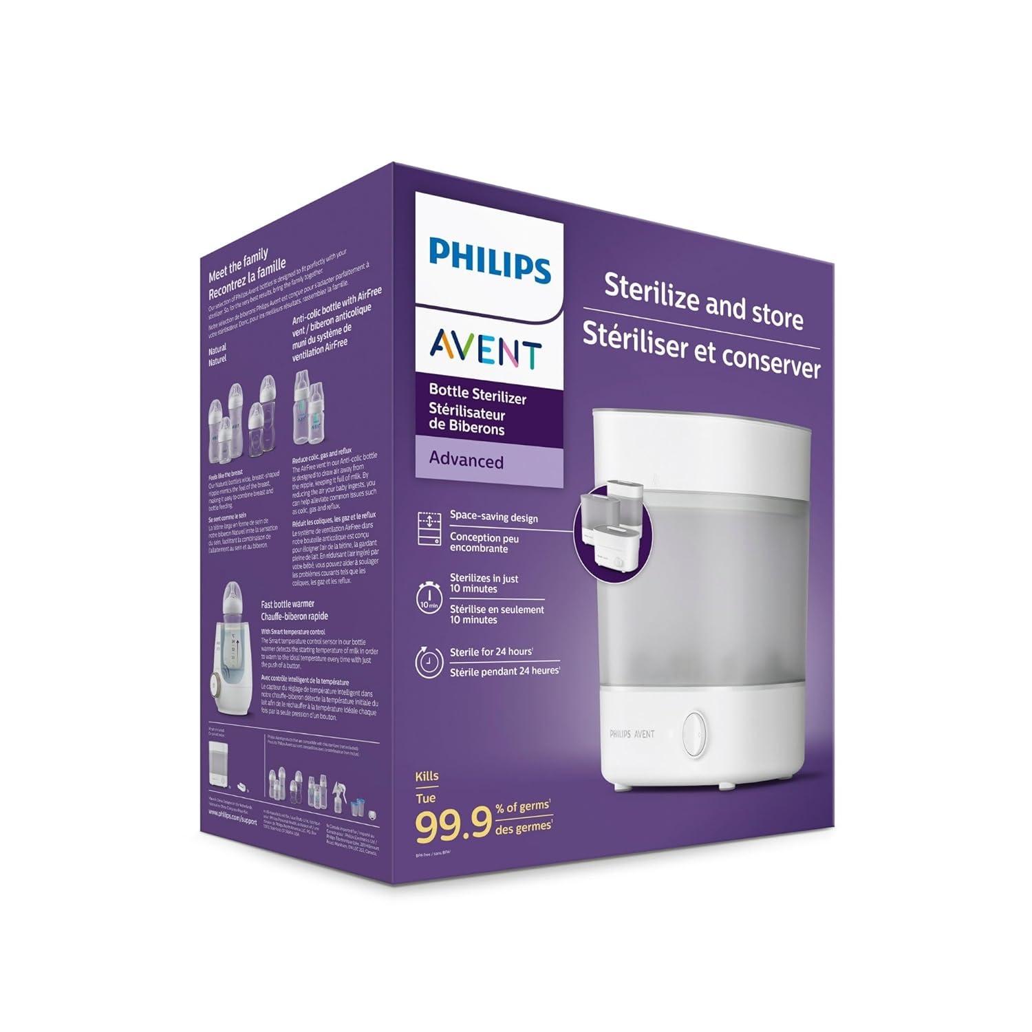 image:imagePhilips AVENT Advanced Electric Steam Sterilizer SCF291001 Count Pack of 1