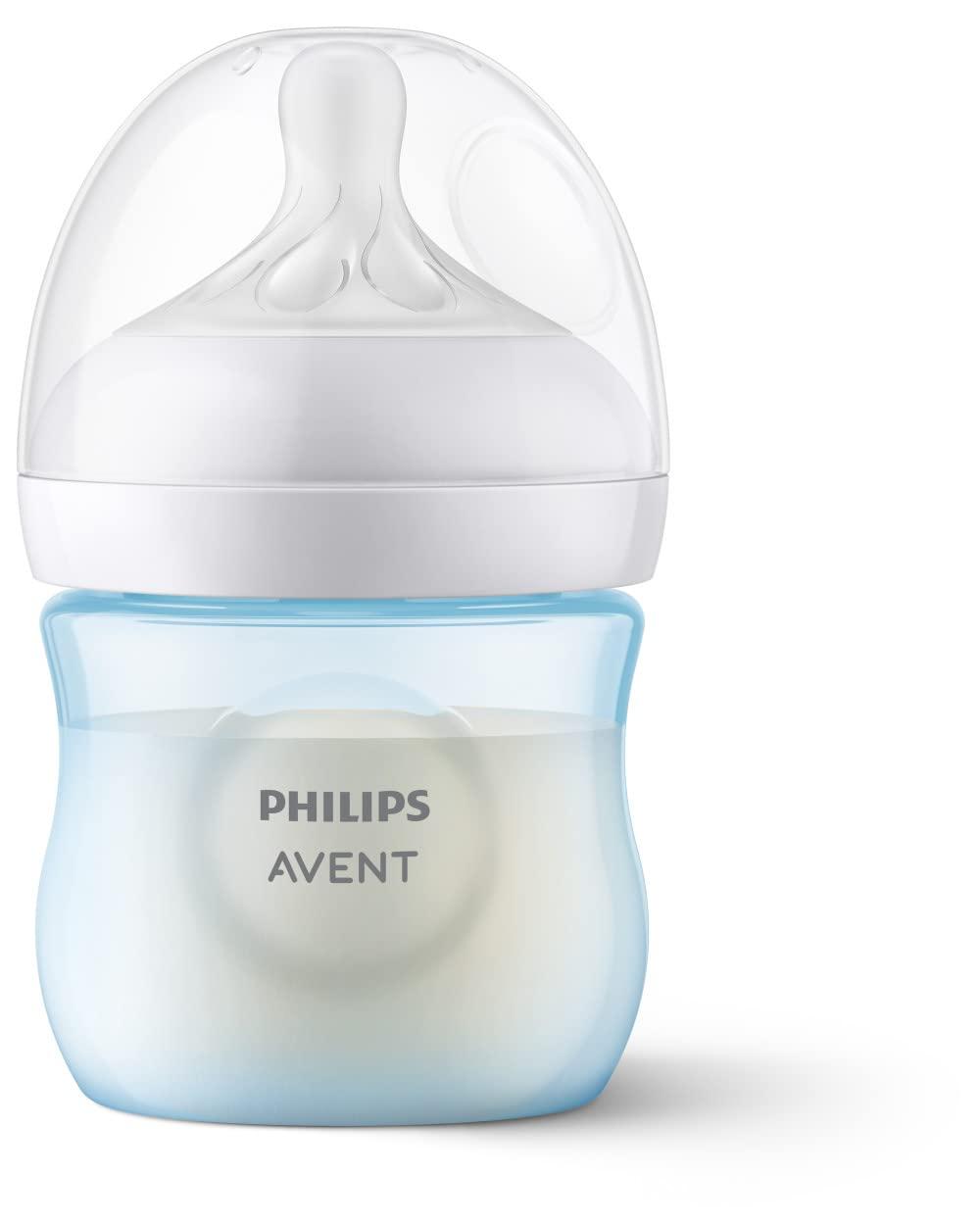 image:imagePhilips Avent Natural Response Baby Gift Set 3X 4oz Pink Bottles with Slow Flow Nipples Flow 2 1x 9oz Pink Bottle with Medium Flow Nipples Flow 3 2X Soothie Pacifiers 03m SCD83803Blue