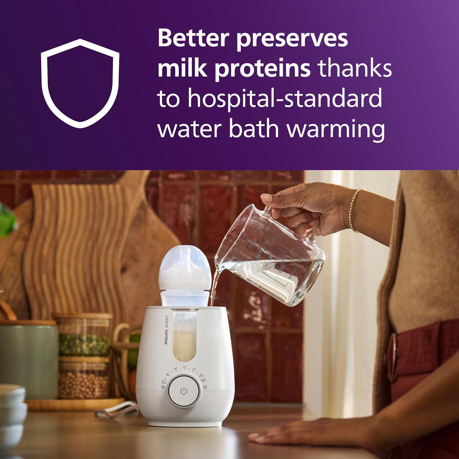 image:imagePhilips Avent Premium 2in1 Warmer amp Sterilizer with HospitalStandard Water Bath Technology Smart Temperature Sensor Hotspots Prevention ChemicalFree Sterilization with Tongs Model SCF35920