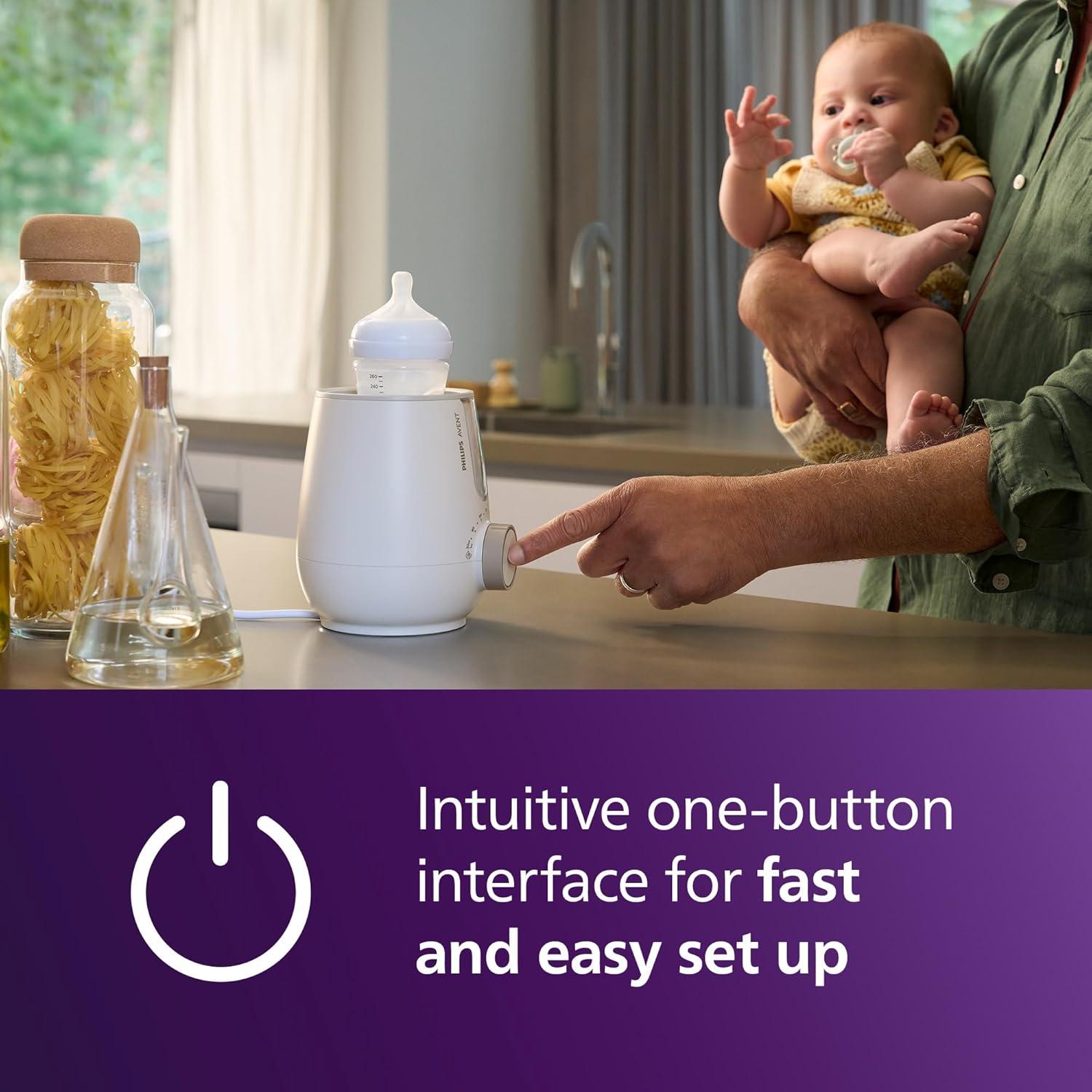 image:imagePhilips Avent Premium 2in1 Warmer amp Sterilizer with HospitalStandard Water Bath Technology Smart Temperature Sensor Hotspots Prevention ChemicalFree Sterilization with Tongs Model SCF35920