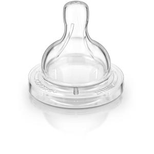 image:imagePhilips AVENT AntiColic Nipple Clear Medium Flow 2 Count Pack of 1 SCF423271 Count Pack of 1