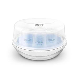 image:imagePhilips Avent Microwave Steam Sterilizer for Baby Bottles Pacifiers Cups and More SCF281054 Count Pack of 1
