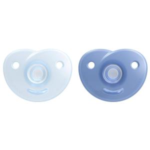 image:imagePhilips Avent Soothie Heart Pacifier 318 Months PinkLight Pink 2 Pack SCF09912BlueLight Blue