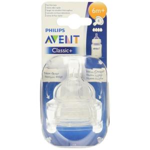 image:imagePhilips ID SCF42427 Philips Avent AntiColic Nipple Fast Flow 6m 2 pack