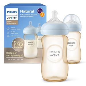 image:imagePhilips Avent PPSU Natural Baby Bottles  with Medium Flow Nipples Flow 3 9oz 2Pack SCY94312