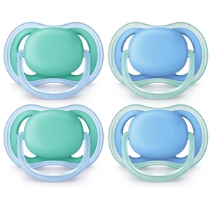 image:imagePhilips AVENT Ultra Air Pacifier 618 Months BlueGreen 4 Pack SCF24442BlueGreen